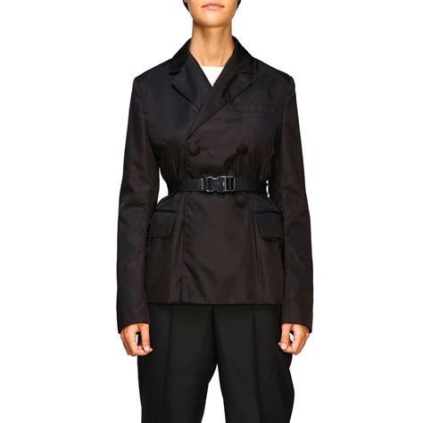 prada jacle|prada women's double breasted jackets.